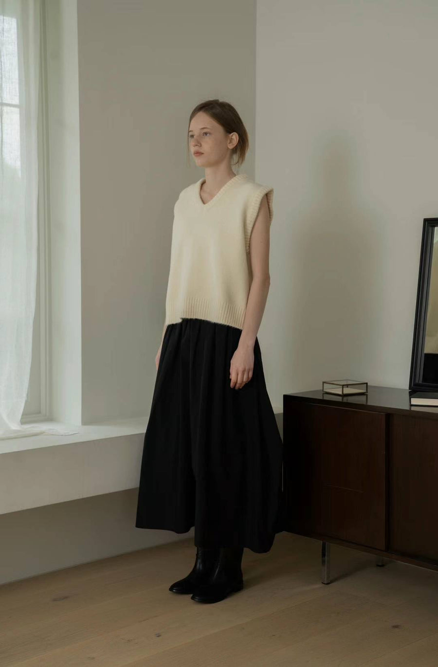 Boxy Wool Vest