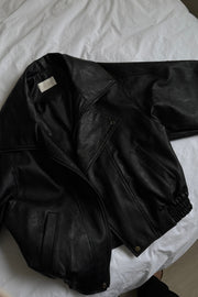 Collar Leather Jacket