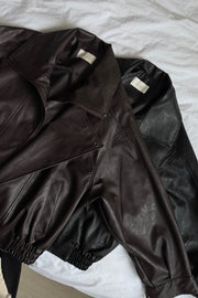 Collar Leather Jacket