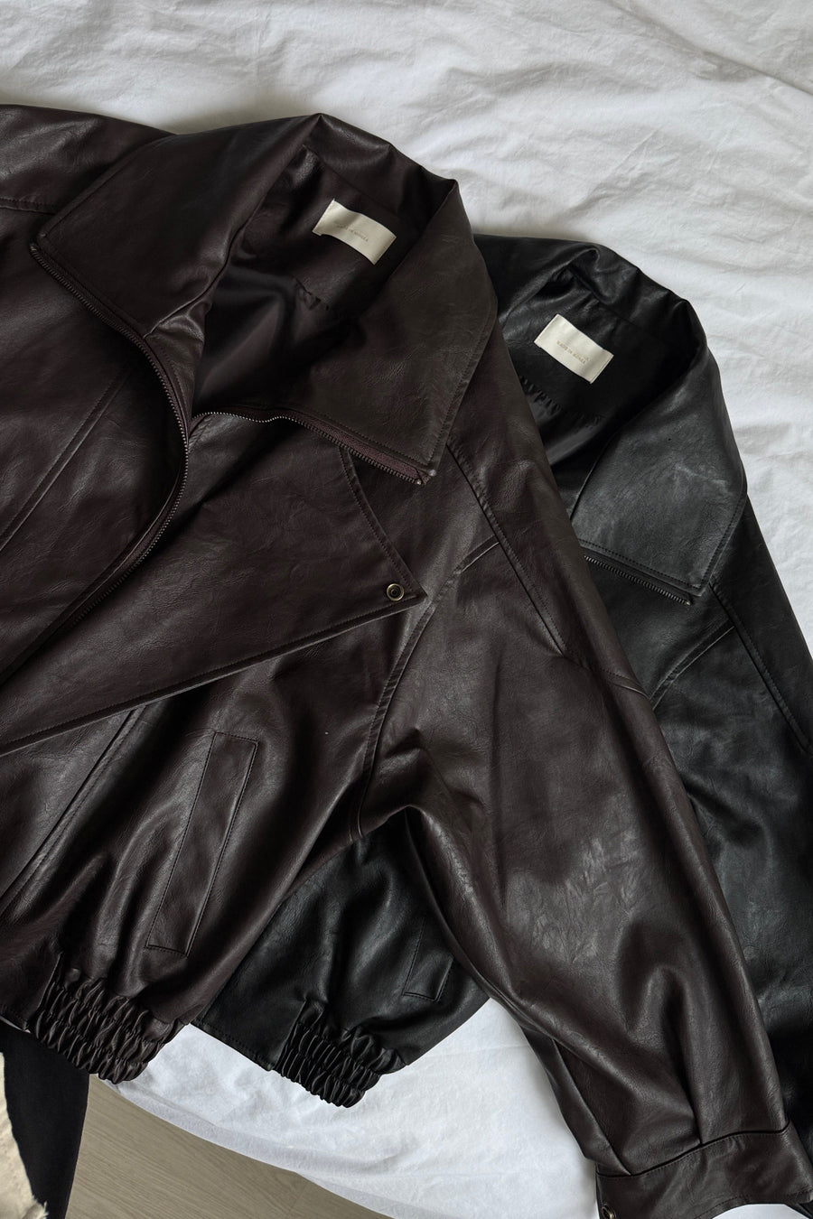 Collar Leather Jacket