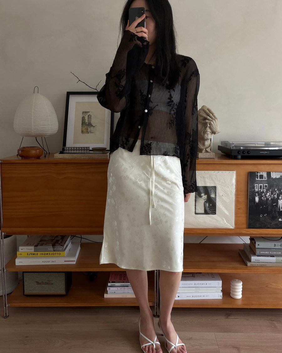 Floral Banding Skirt (long/short)