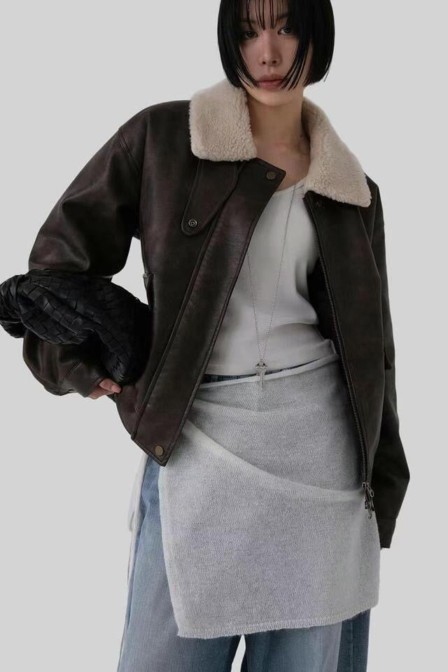 Shearling Leather Jacket