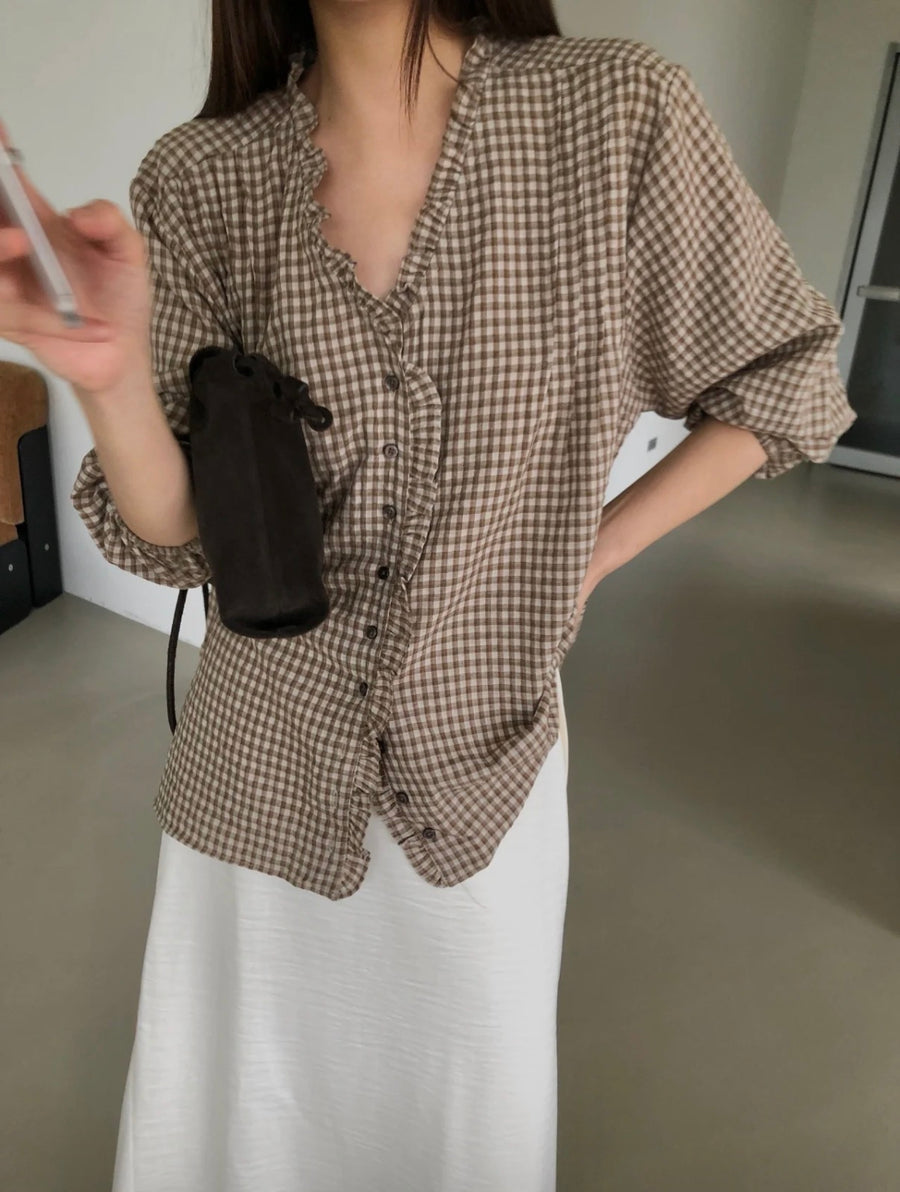 Norton Gingham Blouse