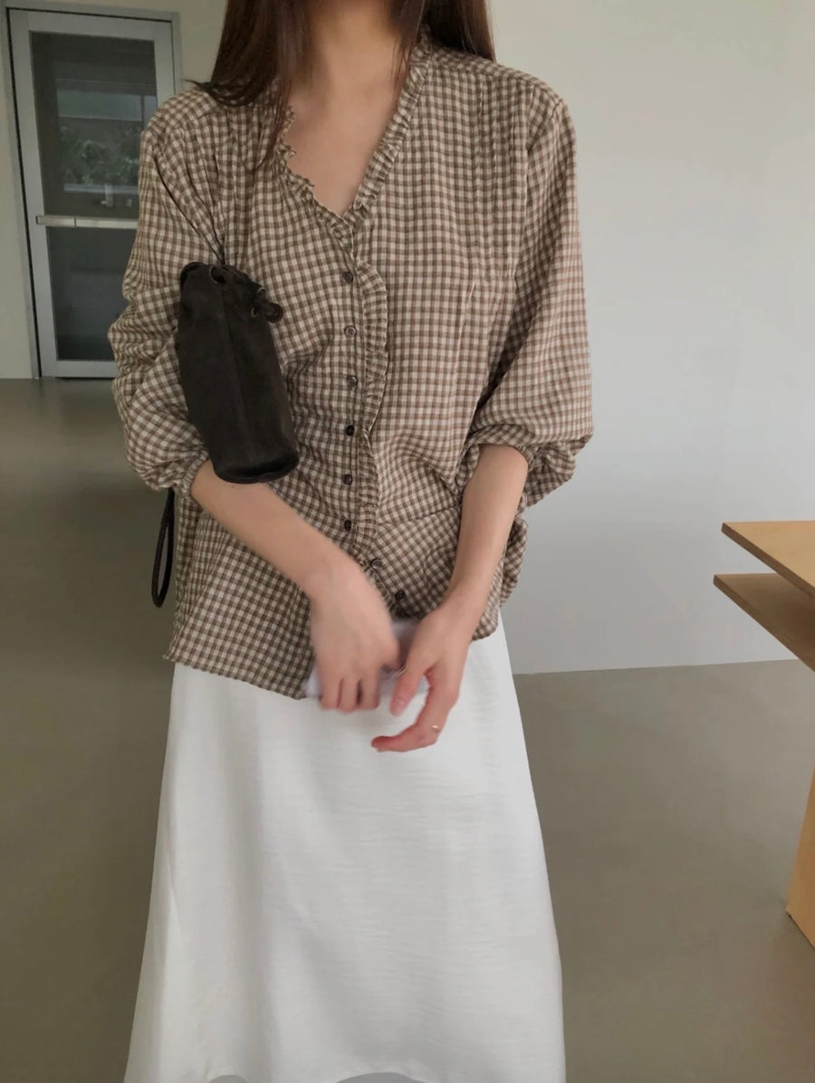 Norton Gingham Blouse