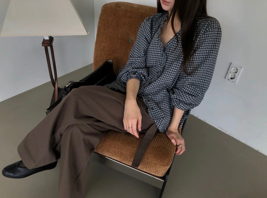 Norton Gingham Blouse