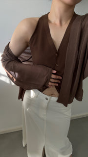 Teddy Cardigan Set