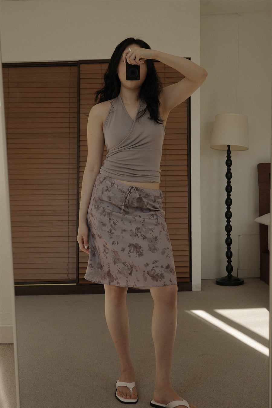 Watercolour Floral Skirt