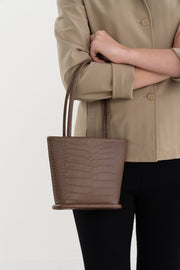 LÉMÉLS - SHOPPER MINI (WALNUT CROCO)