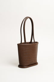 LÉMÉLS - SHOPPER MINI (WALNUT CROCO)