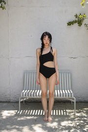 Contour Cutout Knitted Swimsuit (PREORDER)