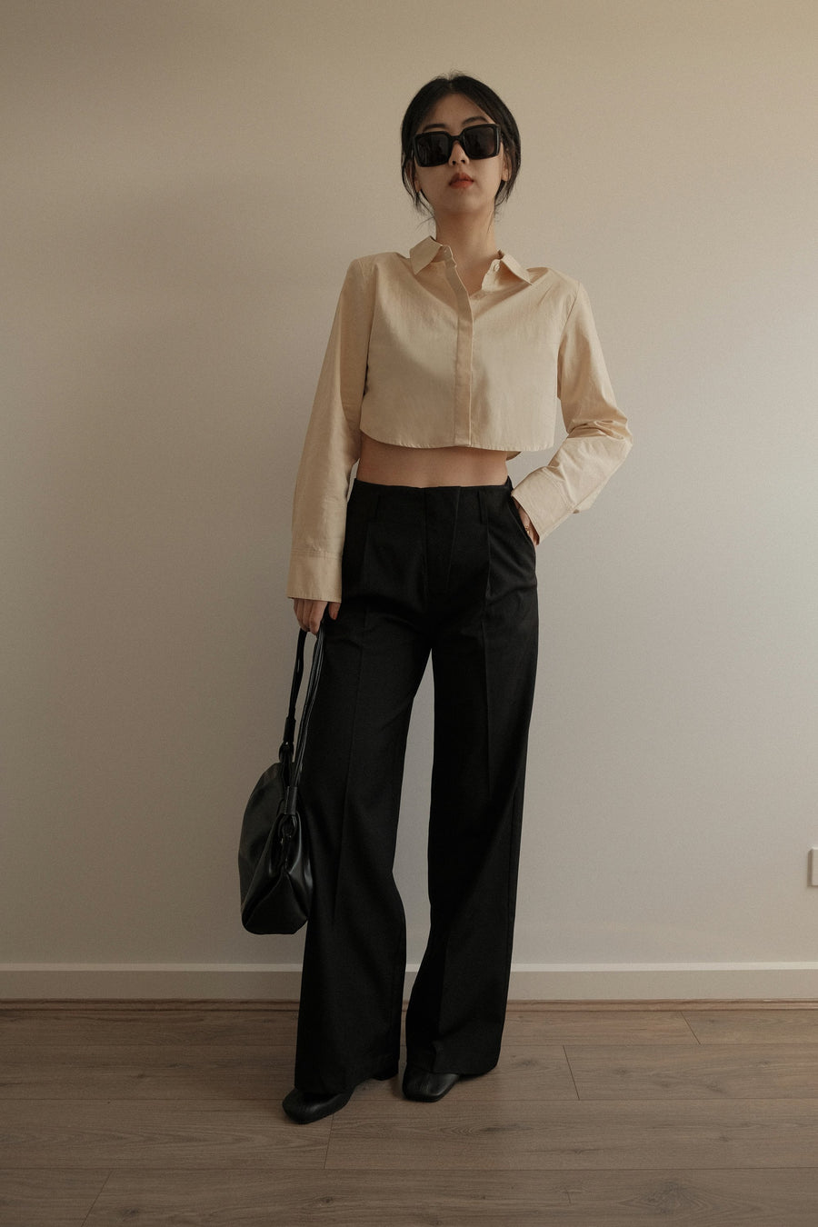 Butter Padded Crop Shirt