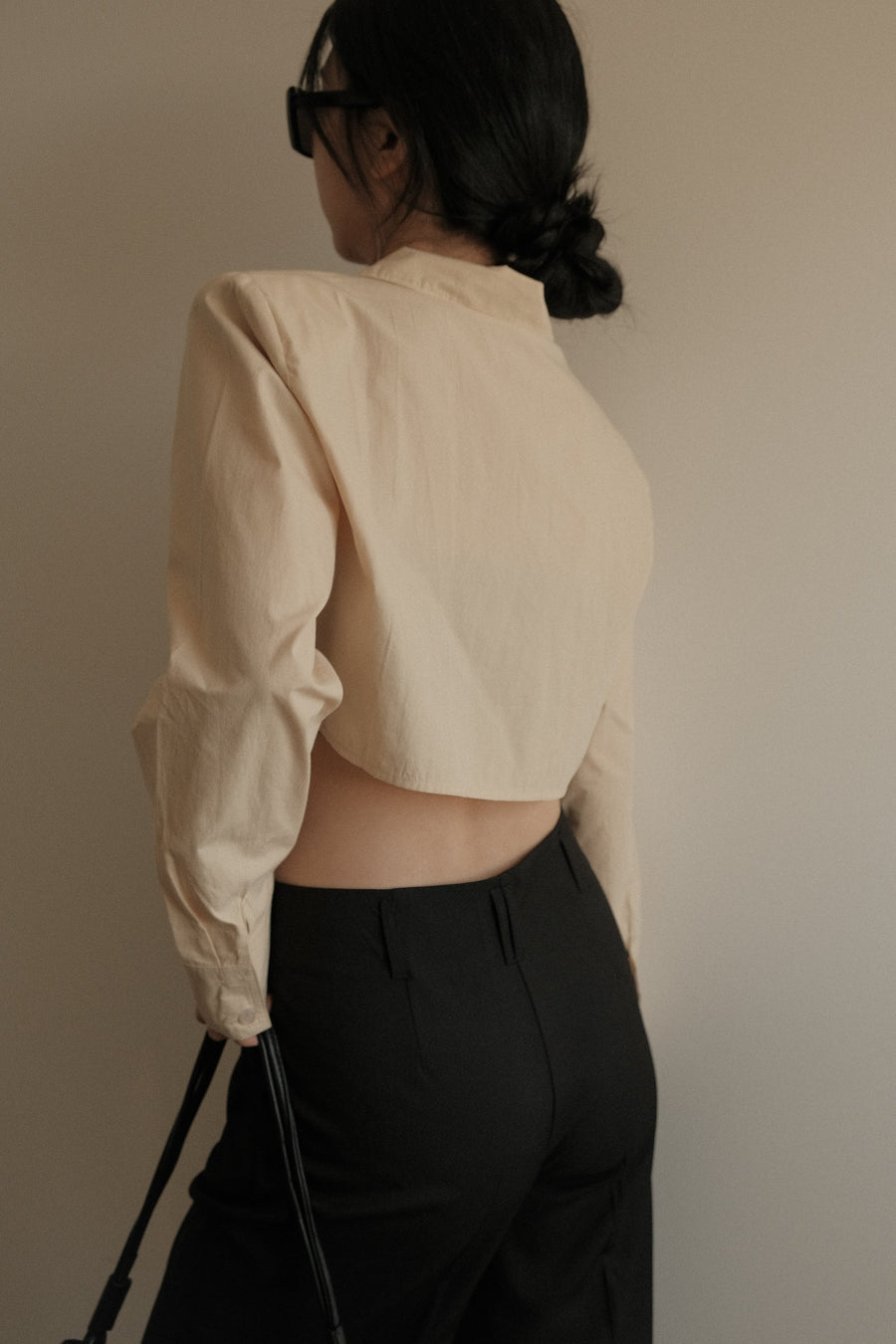 Butter Padded Crop Shirt