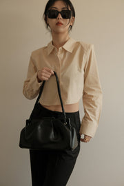 Butter Padded Crop Shirt