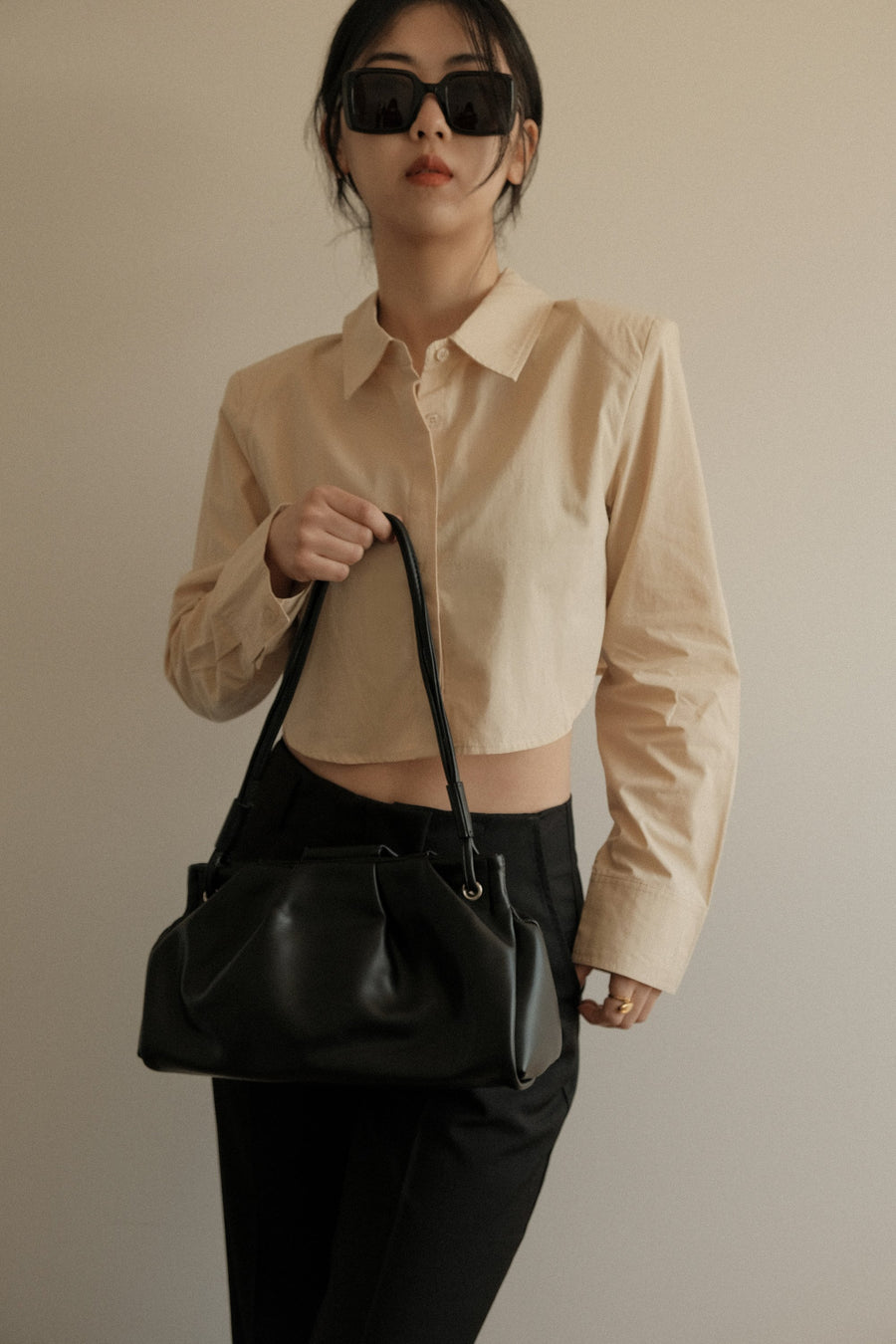 Butter Padded Crop Shirt