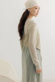 Layered Tie Cami Top (PREORDER)