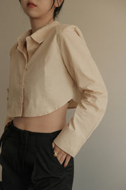 Butter Padded Crop Shirt