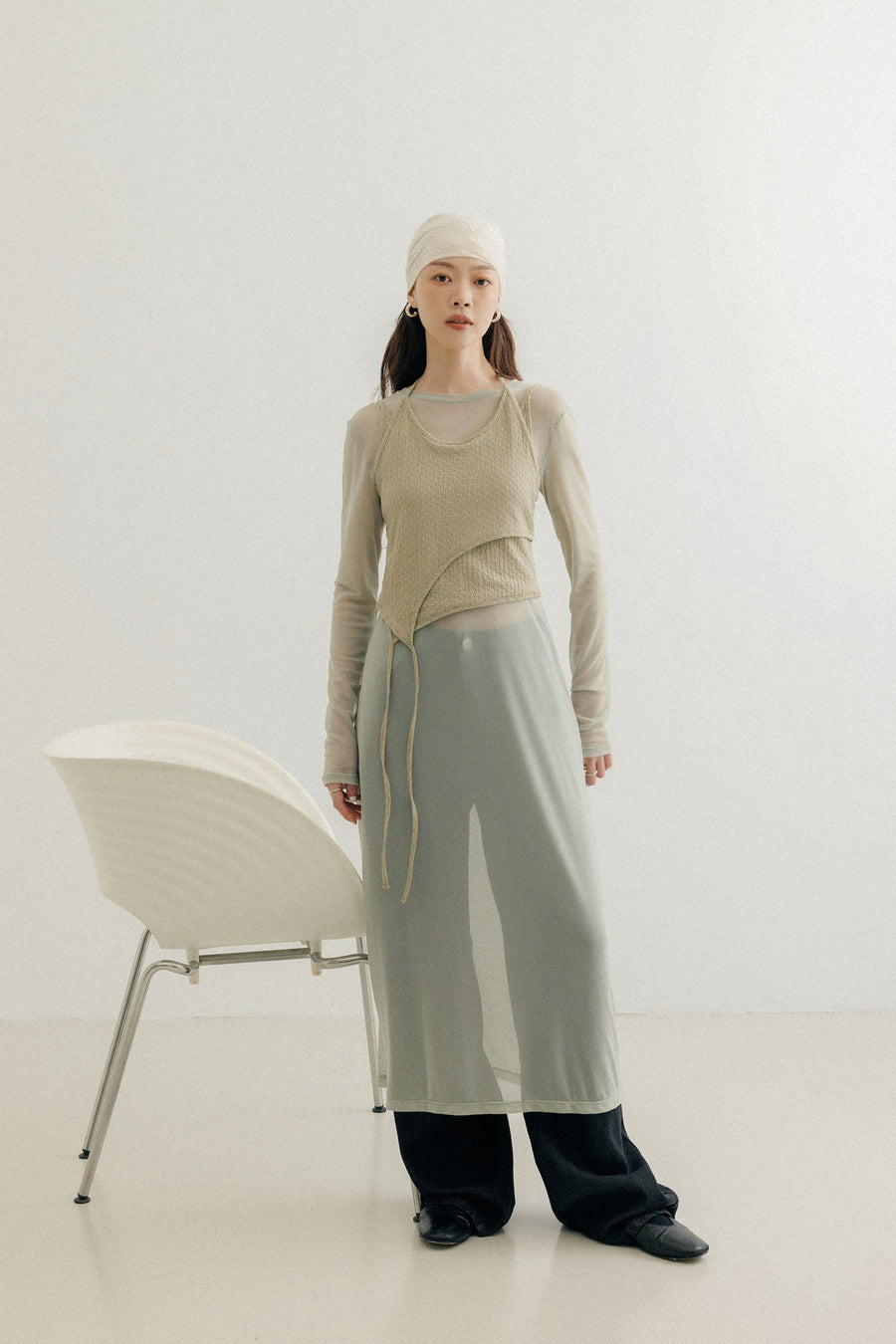 Layered Tie Cami Top (PREORDER)