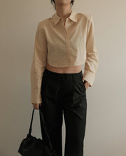 Butter Padded Crop Shirt