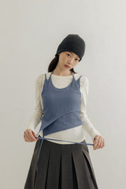 Layered Tie Cami Top (PREORDER)