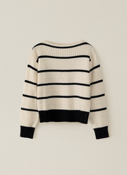Fine Wool Stripe Knit