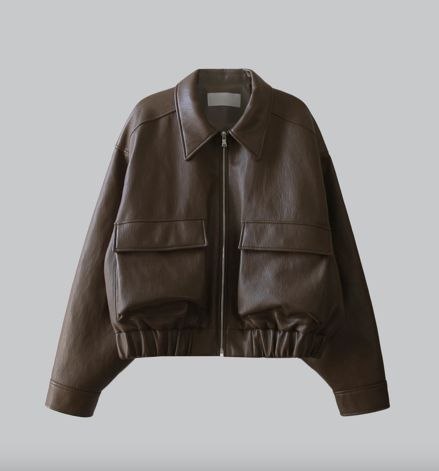 Curve Leather Jacket