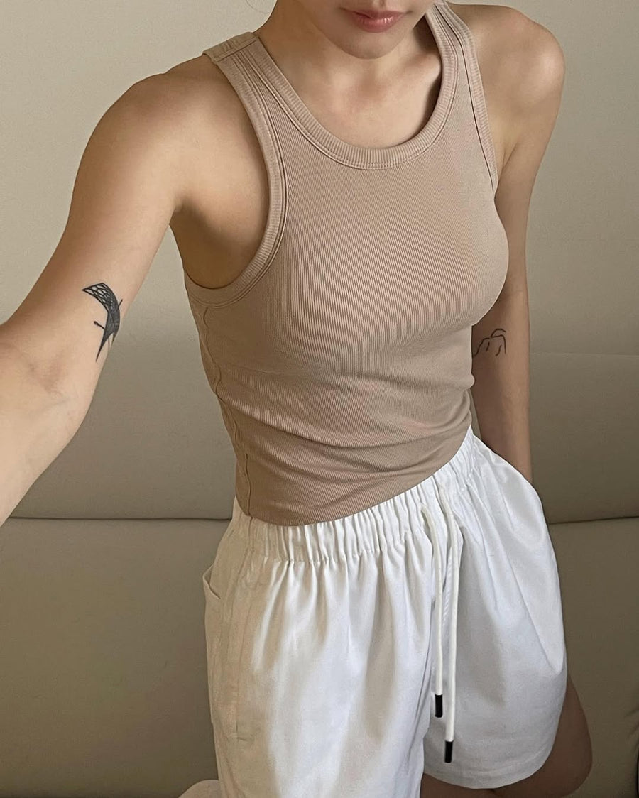 by DOE - Micro-rib Flattering Bra Tank