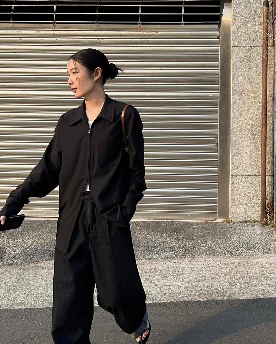 by DOE - Double-zipper Shirt Jacket