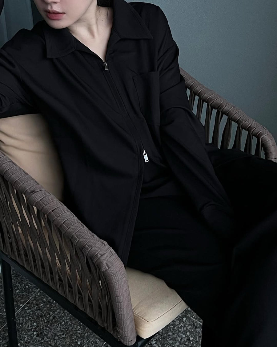 by DOE - Double-zipper Shirt Jacket