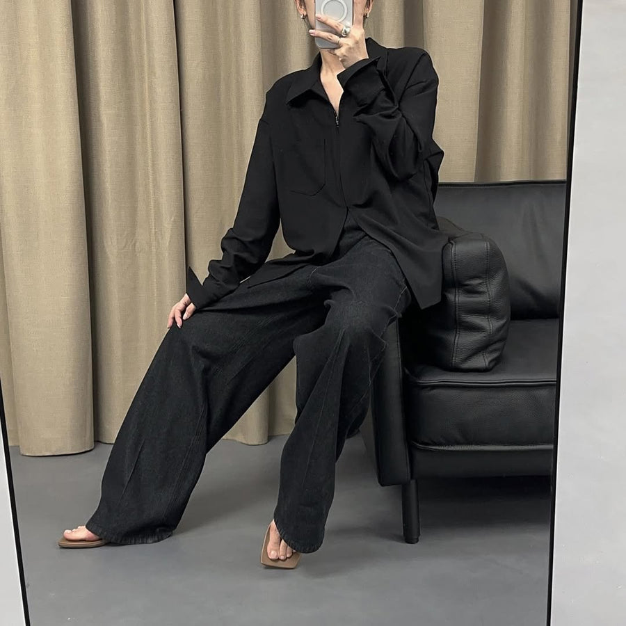 by DOE - Double-zipper Shirt Jacket