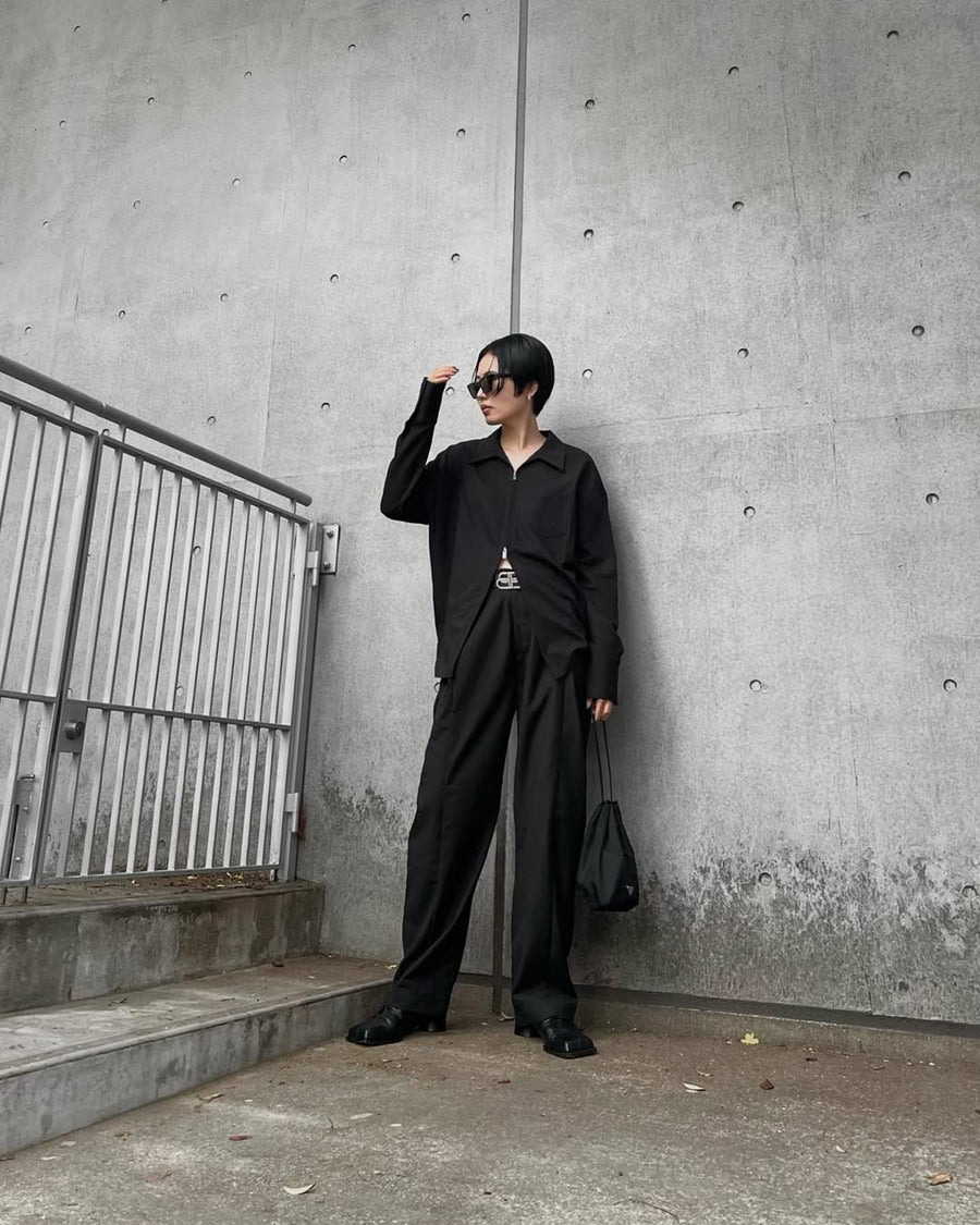 by DOE - Double-zipper Shirt Jacket