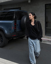 by DOE - Low-Rise Wide-Leg Denim Jeans