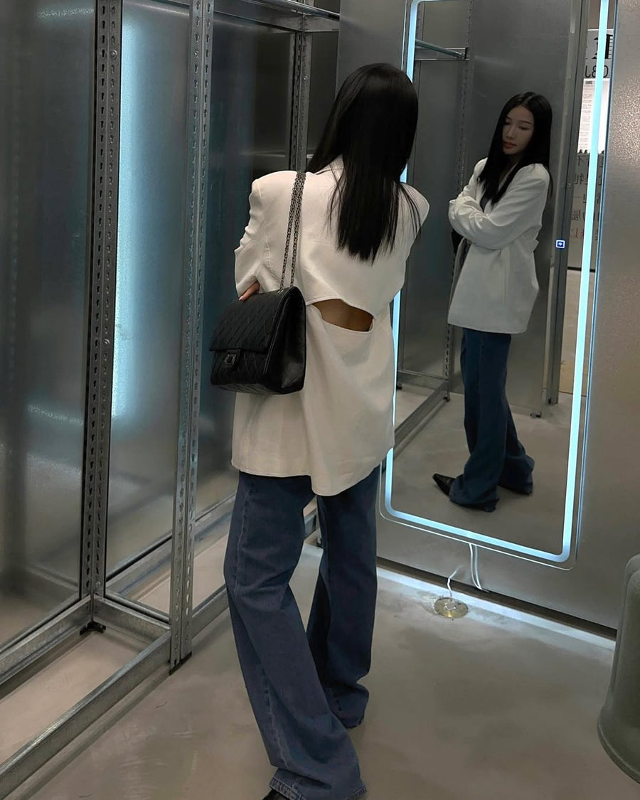 by DOE - Linen Spliced Blazer