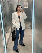 by DOE - Linen Spliced Blazer