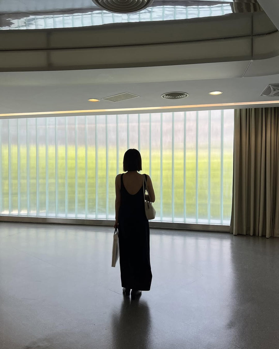 by DOE - Stretchy Cutout Shoulder Maxi Dress