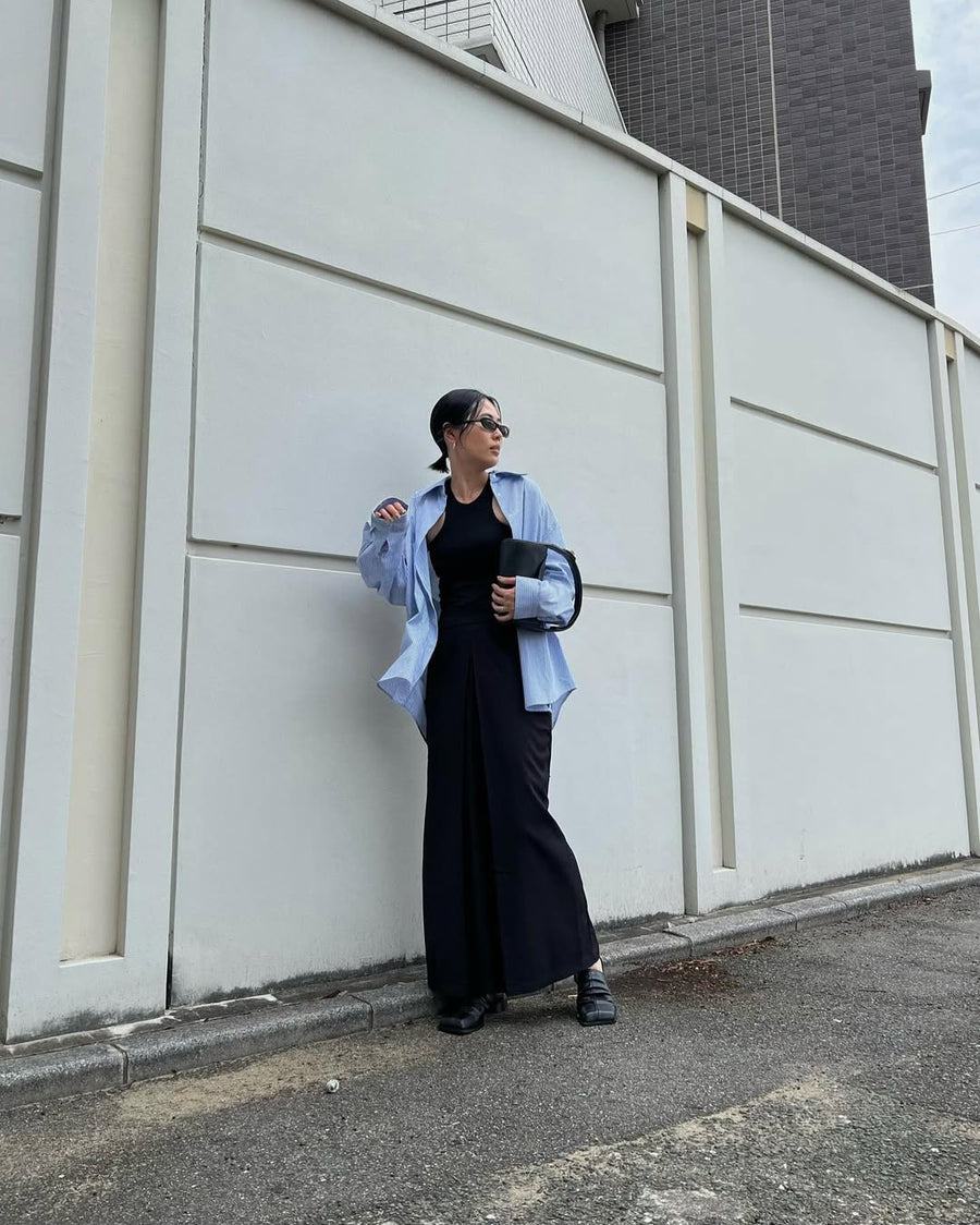 by DOE - Stretchy Cutout Shoulder Maxi Dress