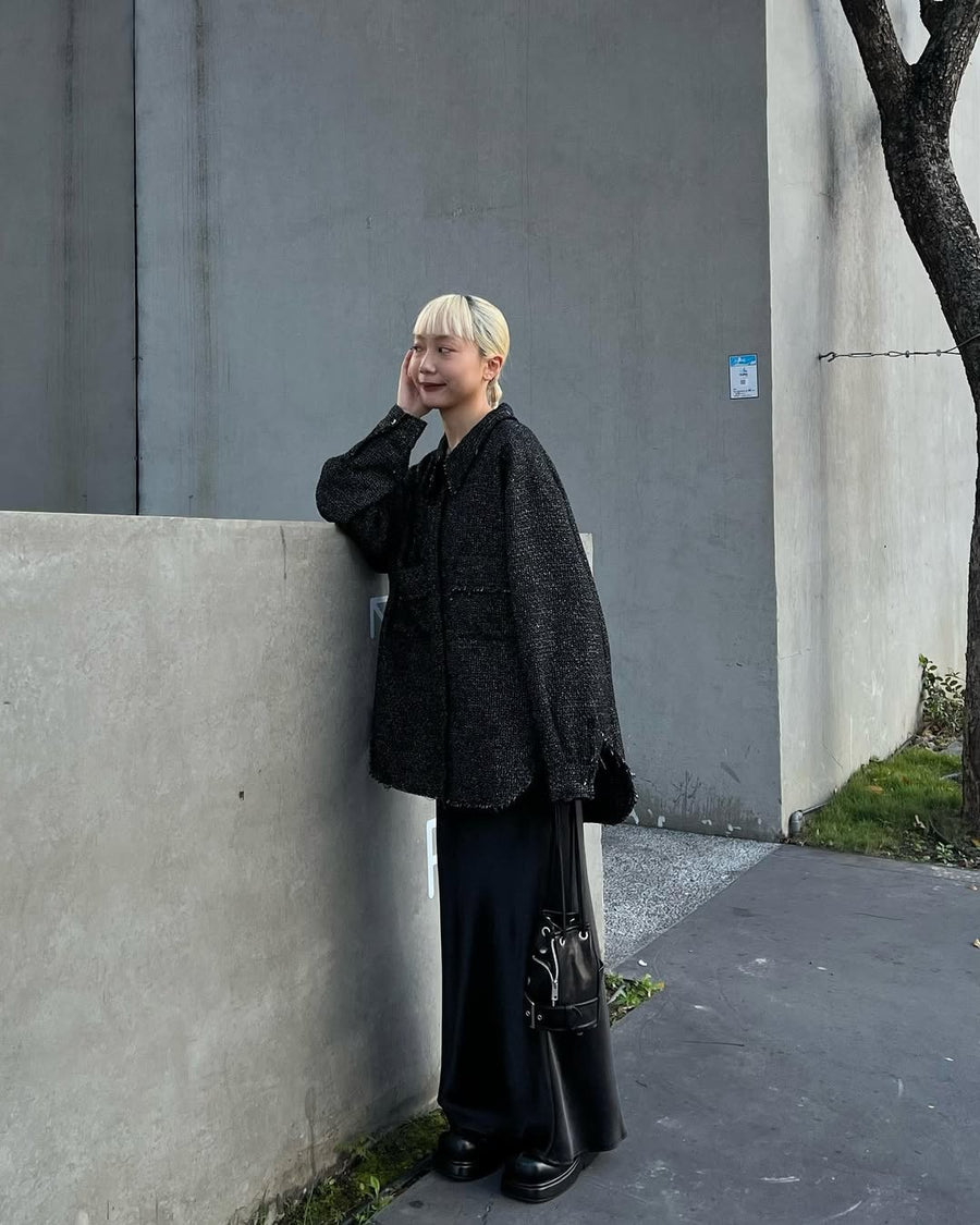 by DOE - Tweed Shirt Jacket