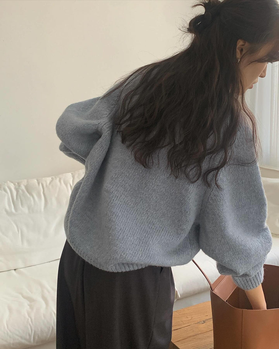 Cloud Alpaca Wool V-Neck Knit