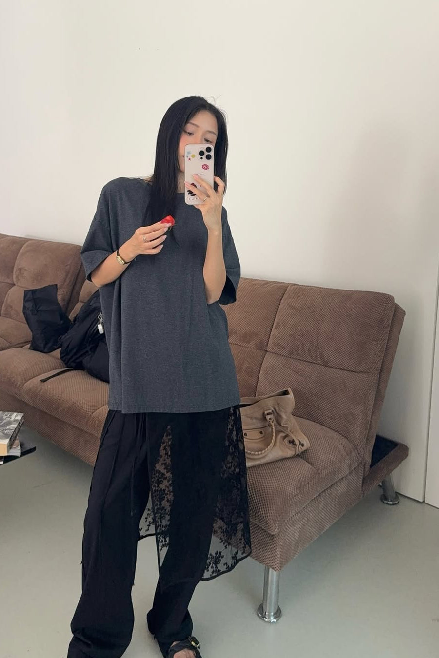 by DOE - Lace Embroidery Wrap Skirt (PREORDER)