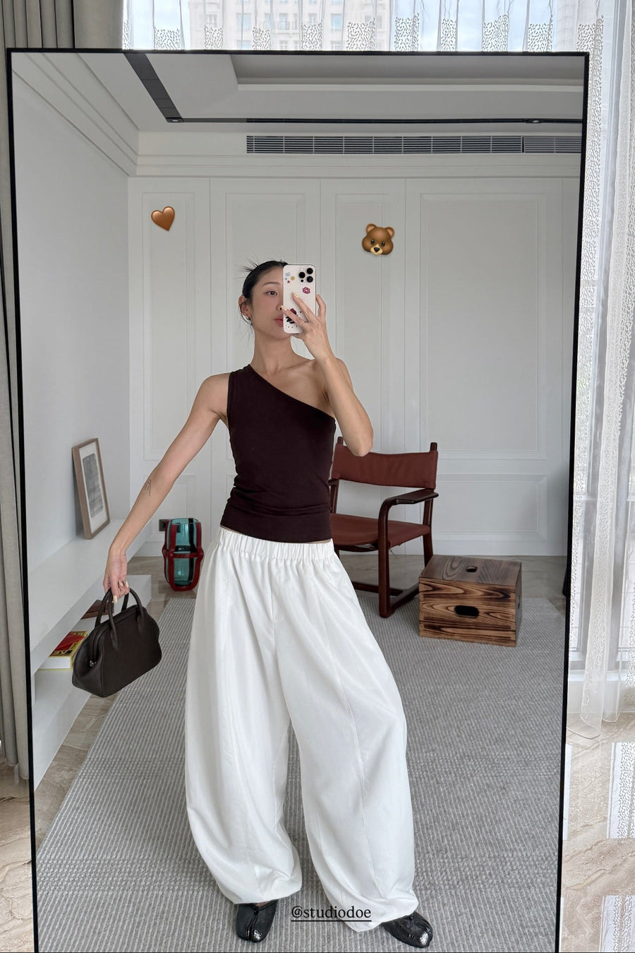 by DOE - One Shoulder Stretchy Bra Tank (PREORDER)