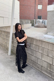 by DOE - Lace Embroidery Wrap Skirt (PREORDER)