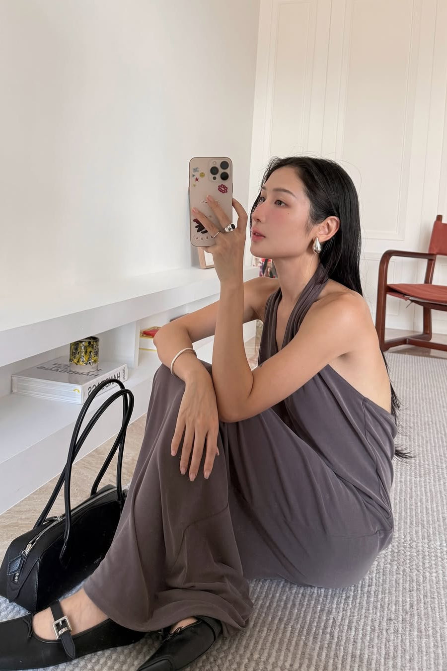 by DOE - Mist-Glow Halter Backless Dress (PREORDER)