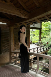 by DOE - Mist-Glow Halter Backless Dress (PREORDER)