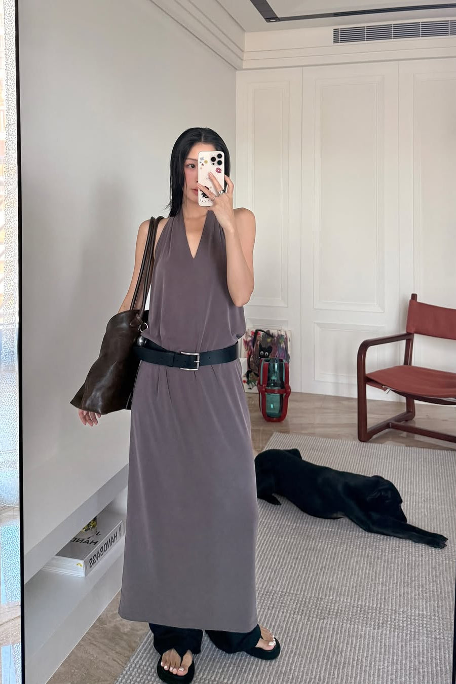 by DOE - Mist-Glow Halter Backless Dress (PREORDER)