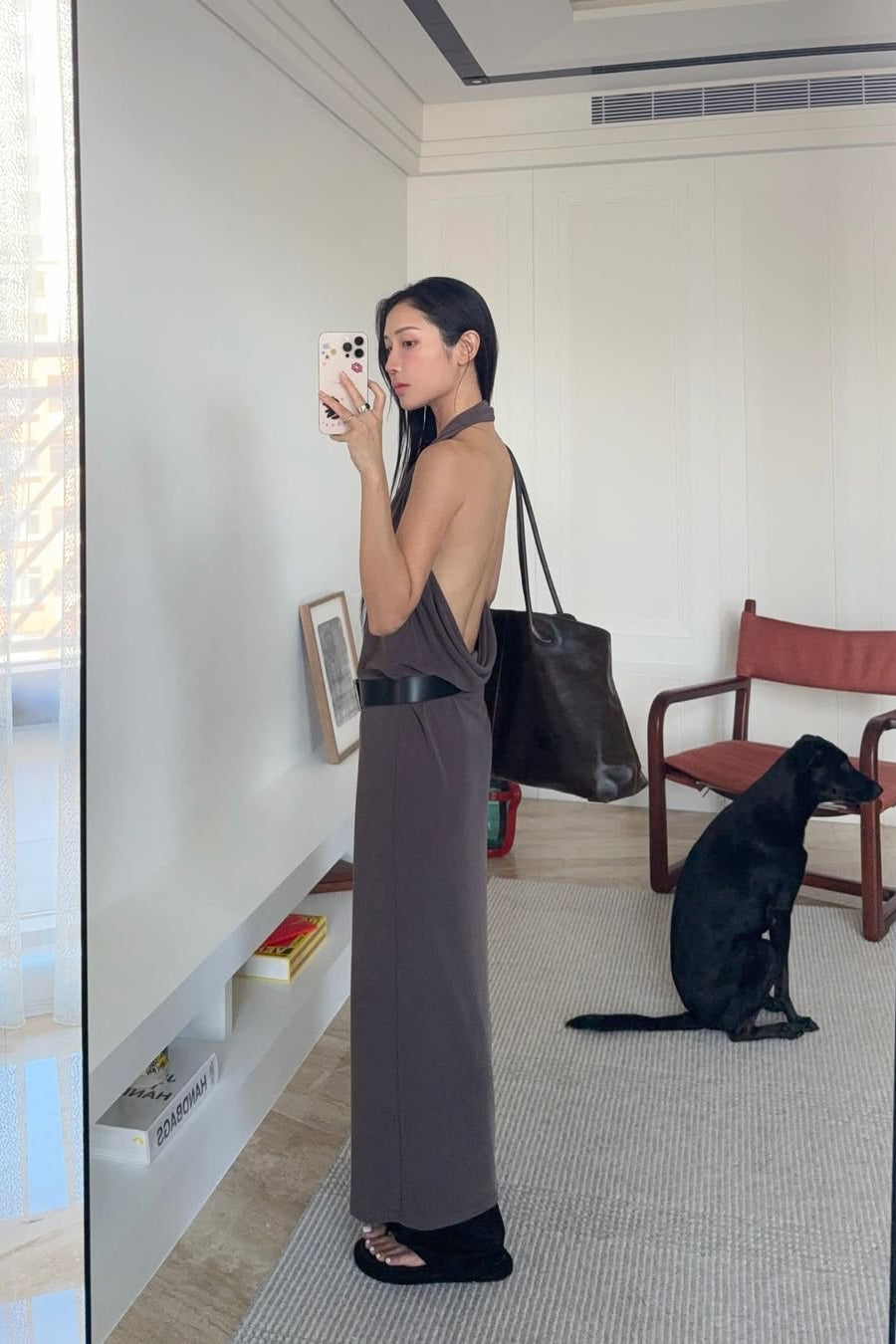 by DOE - Mist-Glow Halter Backless Dress (PREORDER)