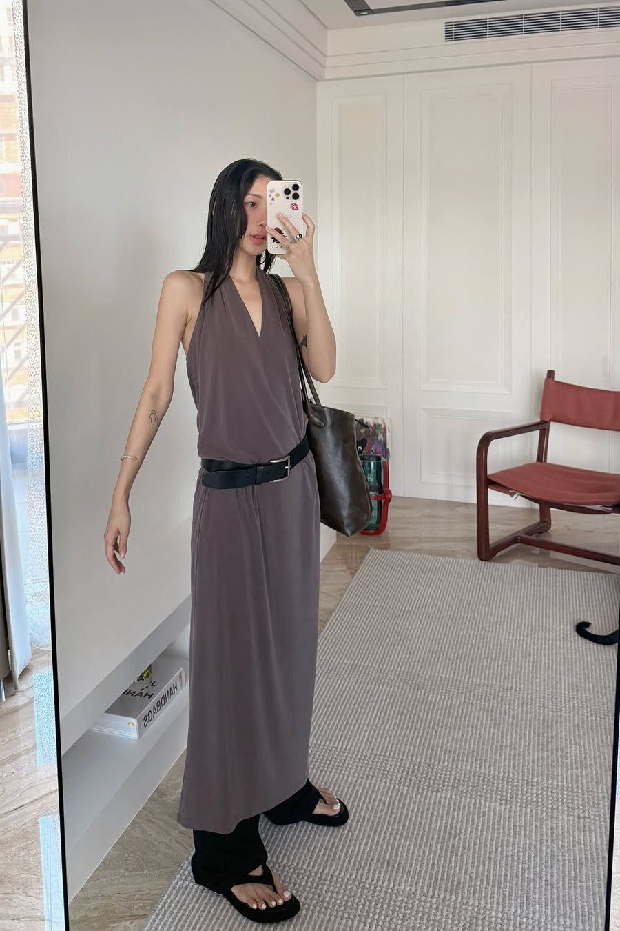 by DOE - Mist-Glow Halter Backless Dress (PREORDER)