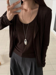 Softline Cami Cardigan Set