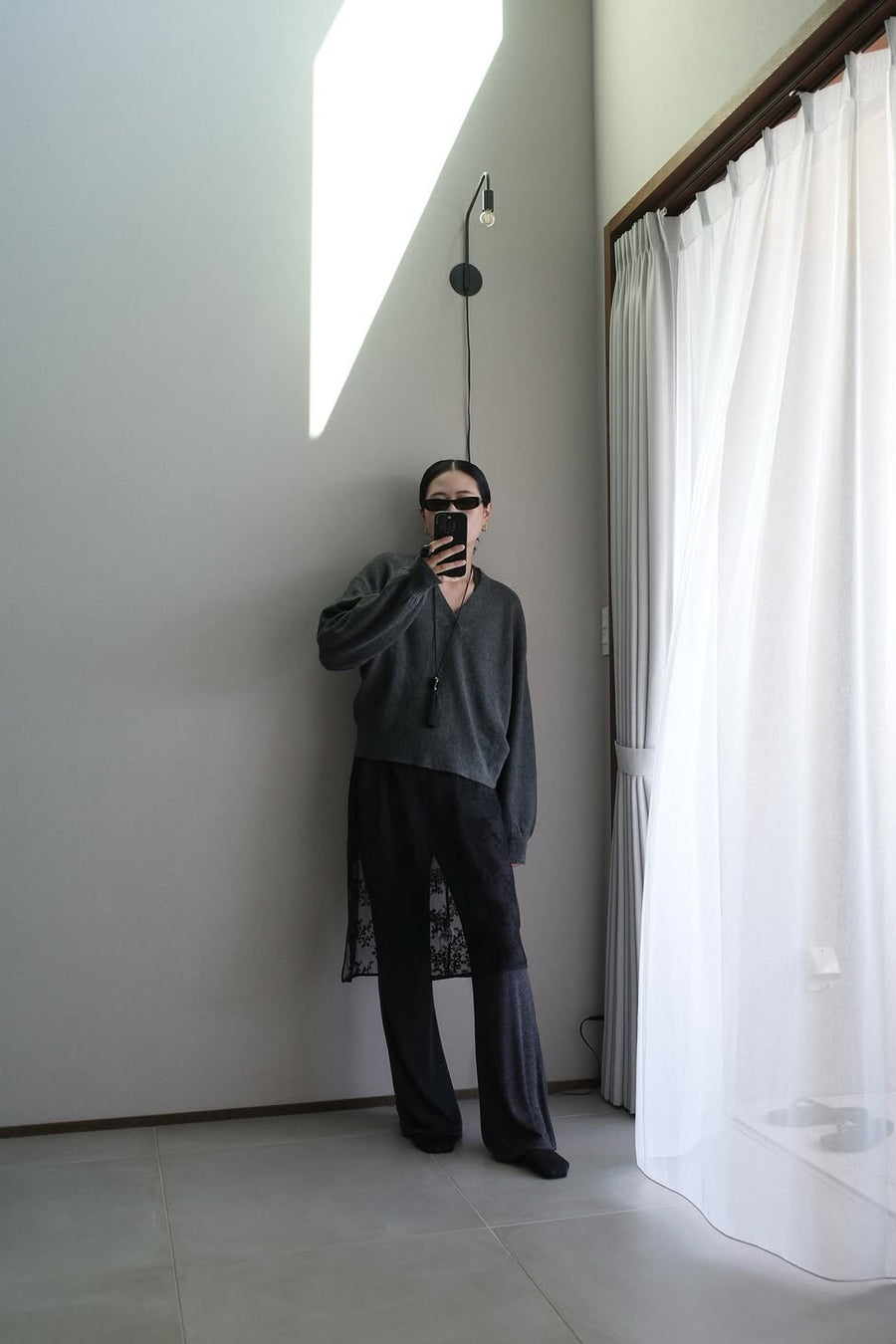 by DOE - Lace Embroidery Wrap Skirt (PREORDER)