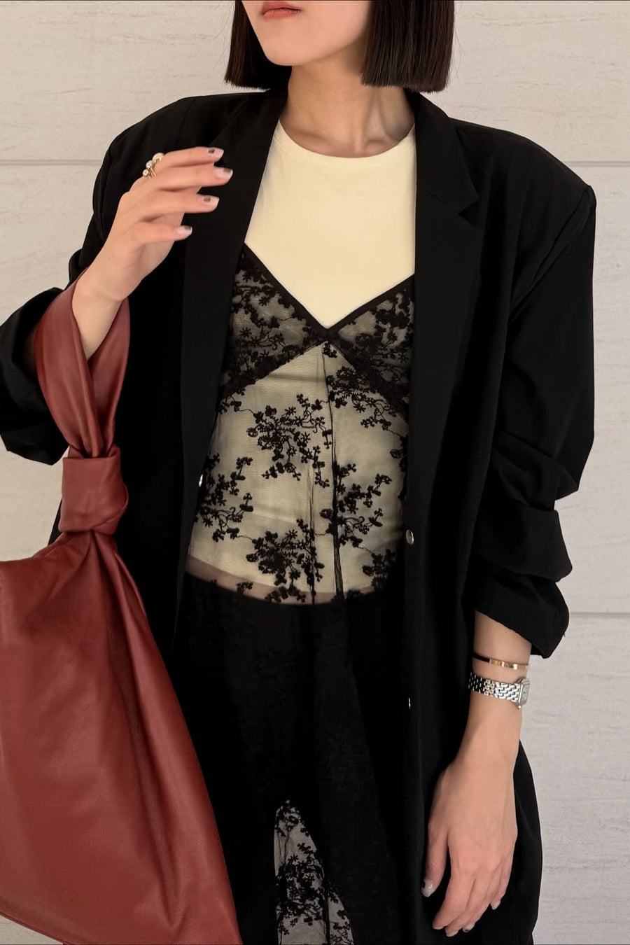 by DOE - Lace Embroidery Dress (PREORDER)