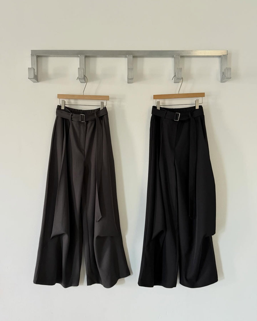 Belted Drape Slacks