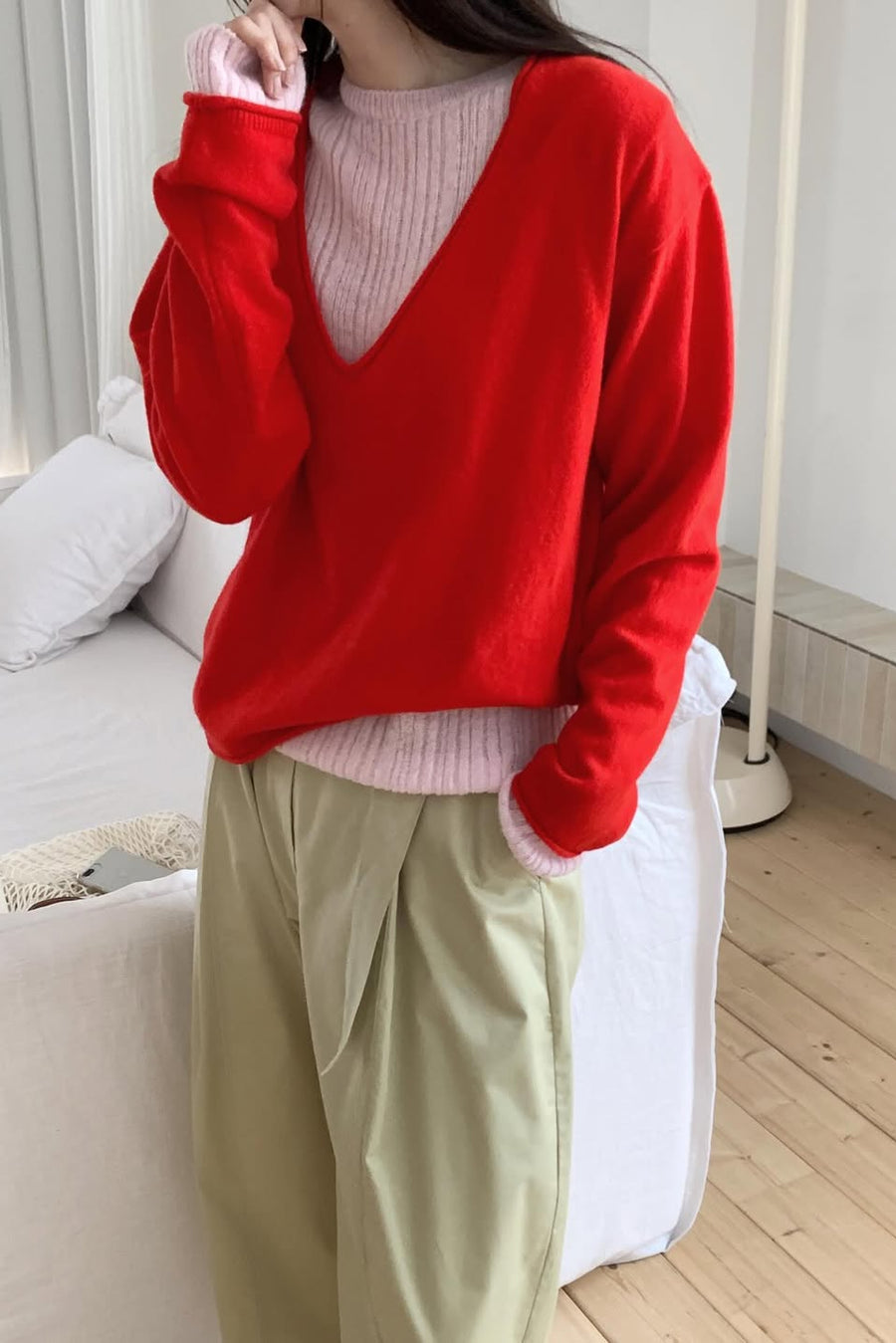 Mog Light Layer Knit